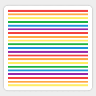 Striped Pride Sticker